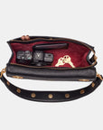 Montana Clutch Small - Black - Brushed Gold