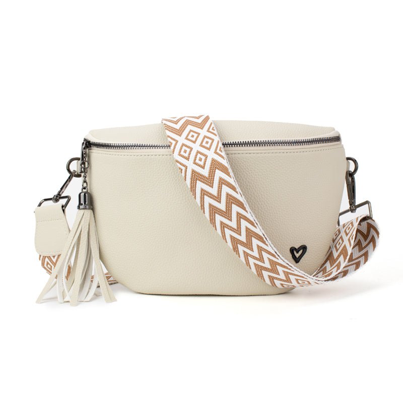 Kimberley Vegan Crossbody - Cream