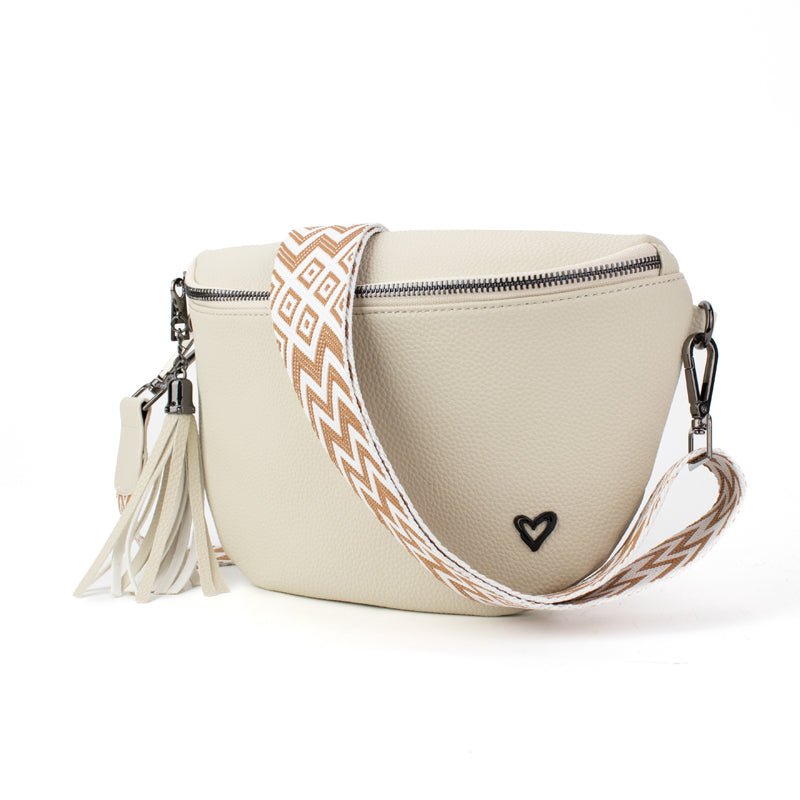 Kimberley Vegan Crossbody - Cream