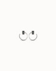 UNOde50 Cobra Grey Crystal Earrings