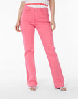 Flare Colored Jean Trousers