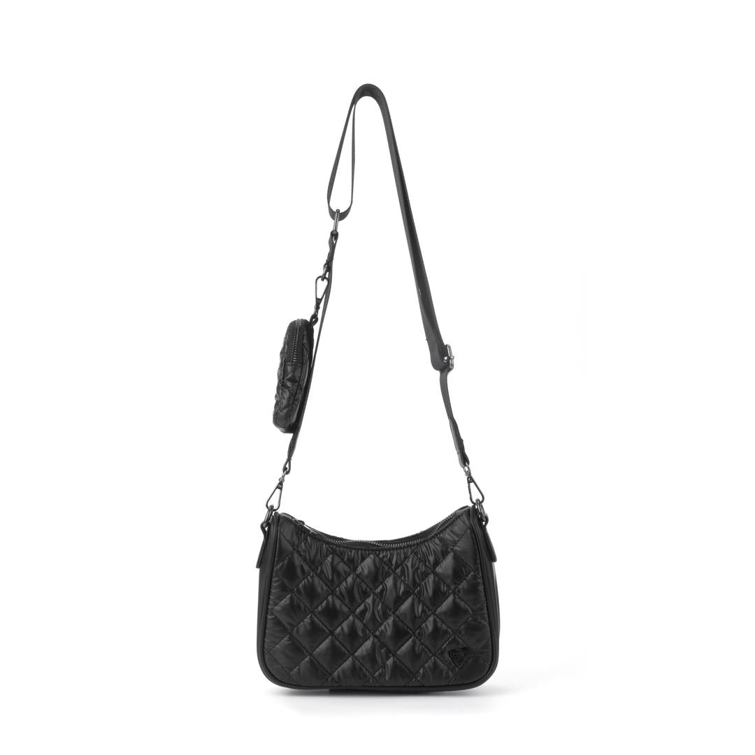 Sutton Quilted Crossbody - Black