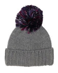 Space Dye Pom Hat - Berry