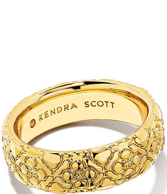 Kendra Scott - Harper Band Ring - Gold Metal - Size 8