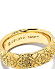Kendra Scott - Harper Band Ring - Gold Metal - Size 7