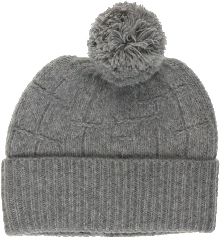 Melagne Knit Hat - Silver