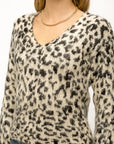 Mohair Leopard Sweater