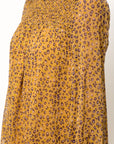 Confetti Leopard Smocked Dress