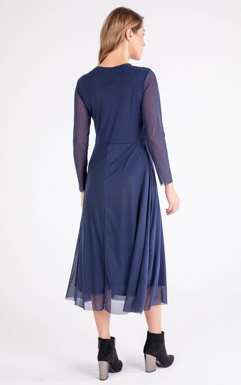 Drapey Mesh Dress