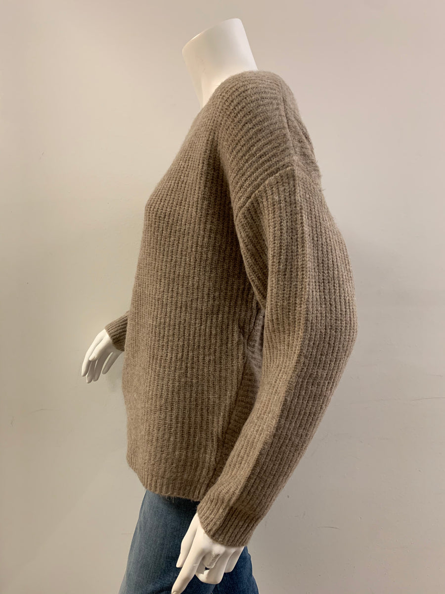 Twisted Knot Back Sweater
