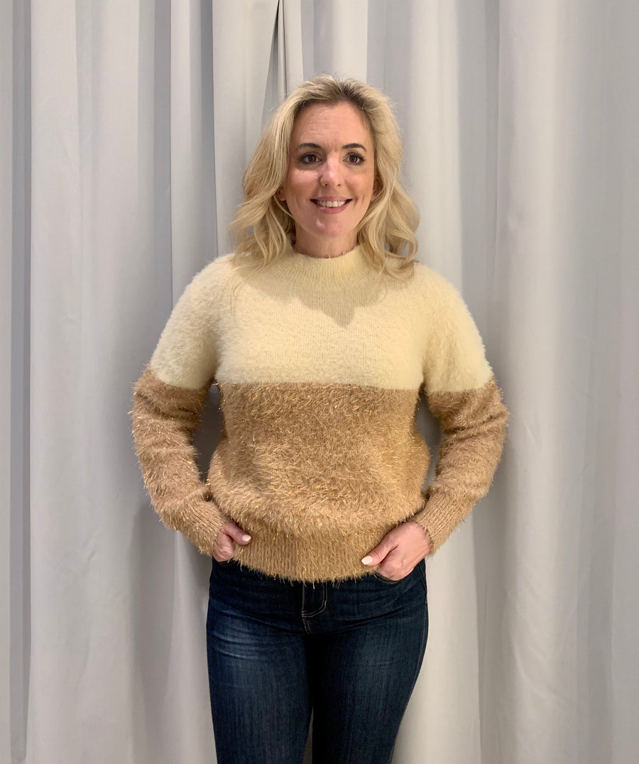 Solstice Two Toned Sweater