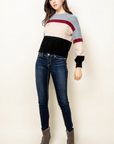Knit Colorblocked Sweater