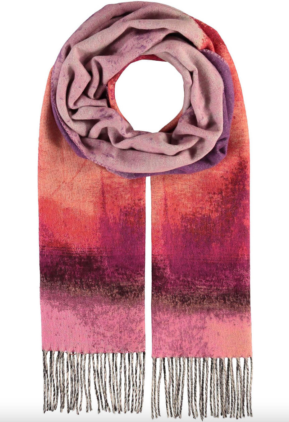 Abstract Scarf - Pink