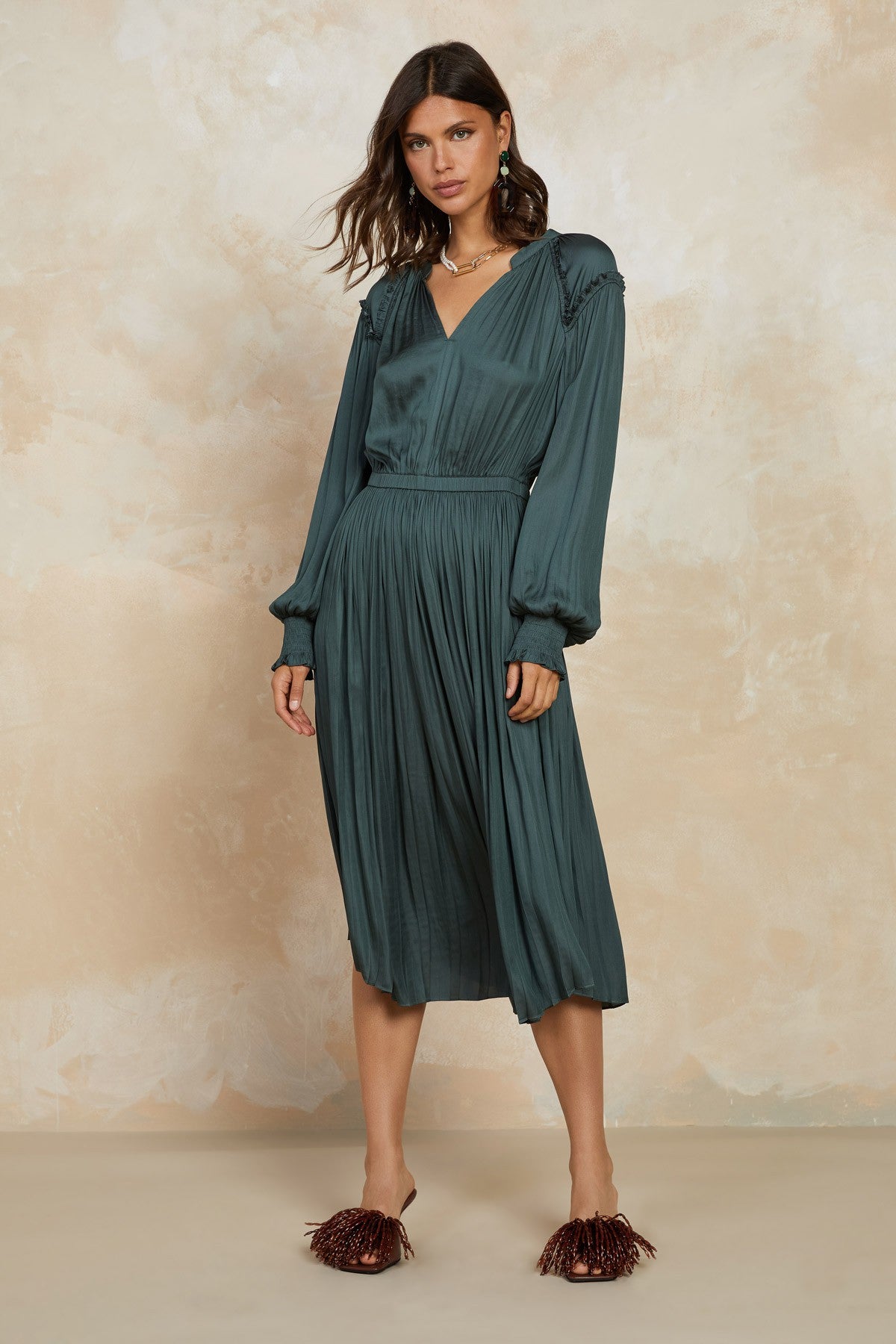 Long Sleeve Midi Dress