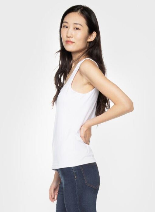 Square Tank - White