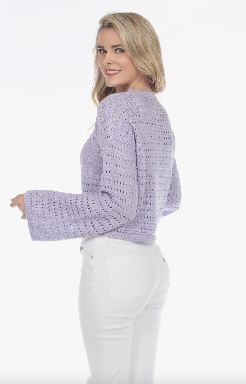 Bell Sleeve Sweater - Periwinkle