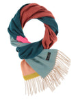 Block Stripes Scarf - Petrol