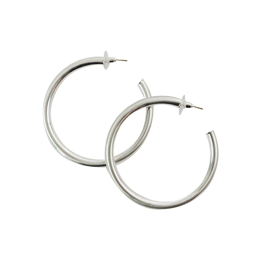 Estonia Earrings - Matte Silver