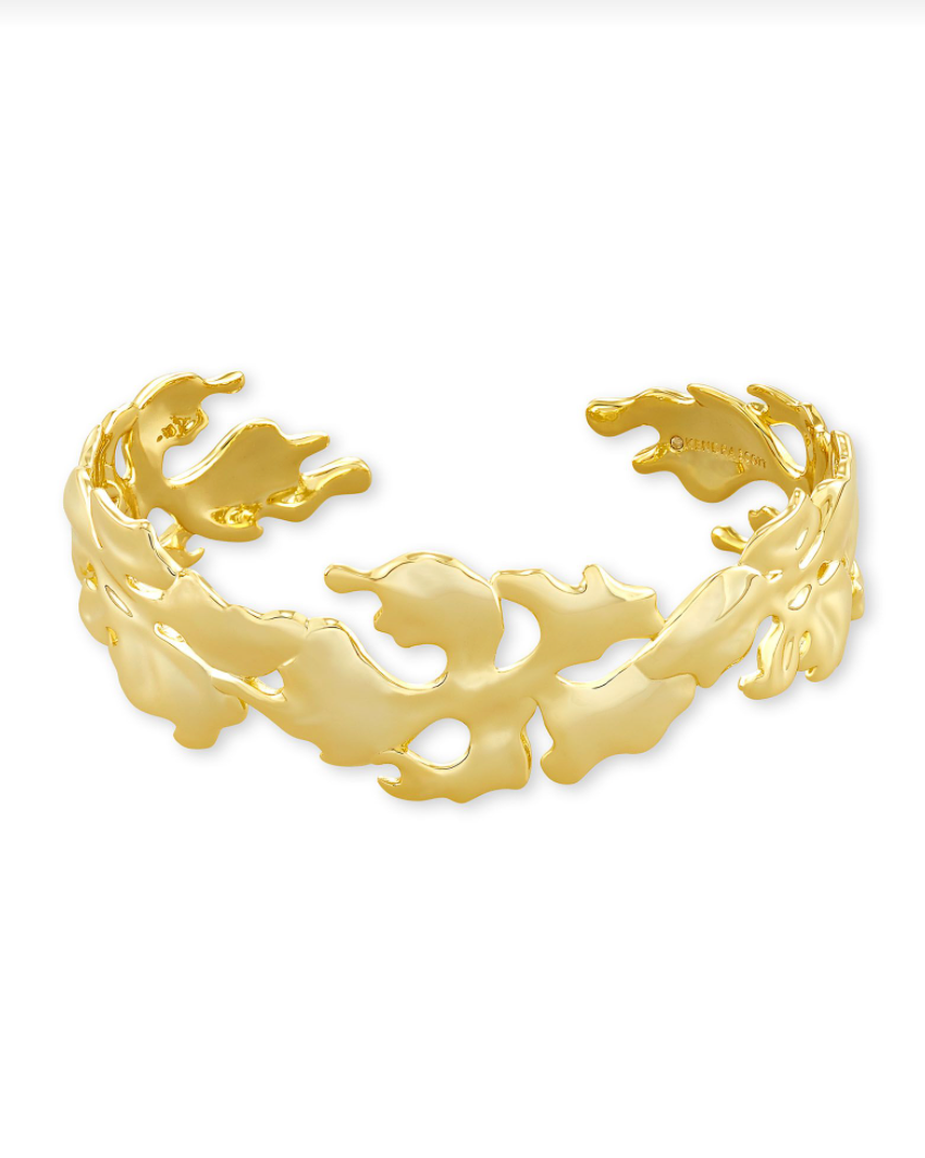 Kendra Scott Savannah Cuff Bracelet Gold Metal