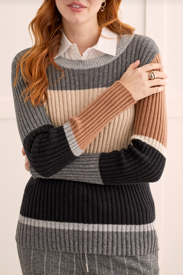 Colorblock Sweater