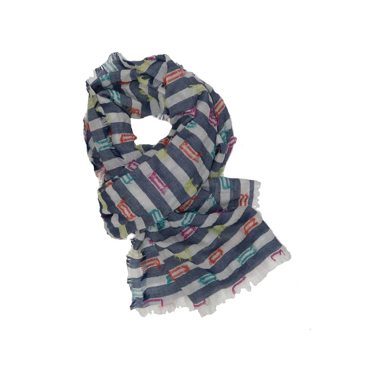 Colorful Striped Scarf