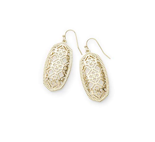 Kendra Scott Elle Earring Gold Filigree Metal