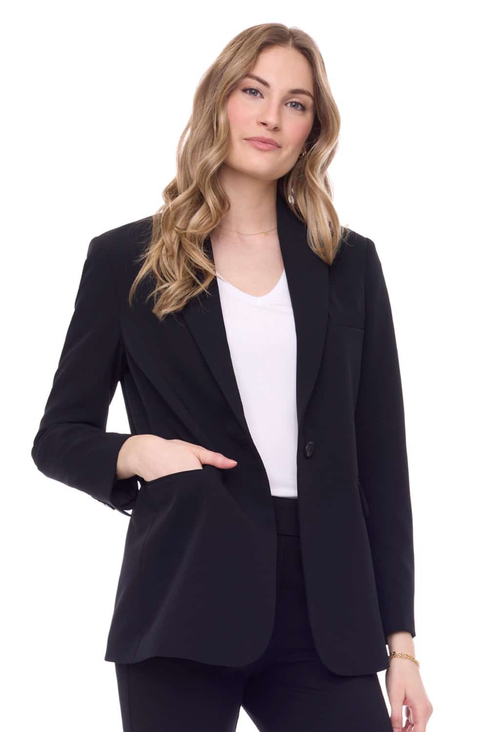 Mia Tailored Blazer - Black