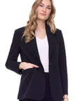 Mia Tailored Blazer - Black