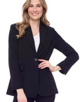 Mia Tailored Blazer - Black