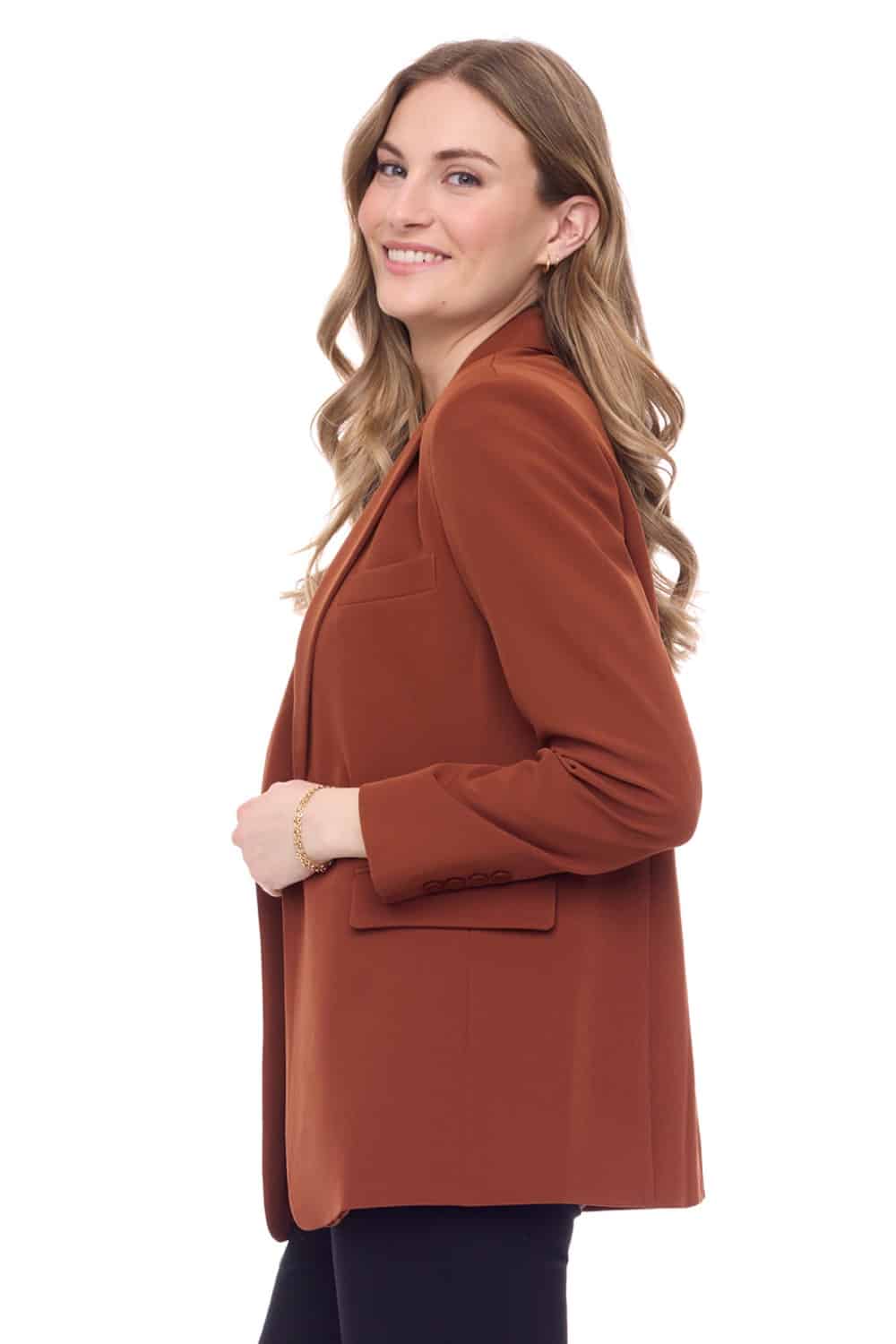 Mia Tailored Blazer - Paprika