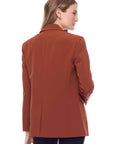 Mia Tailored Blazer - Paprika