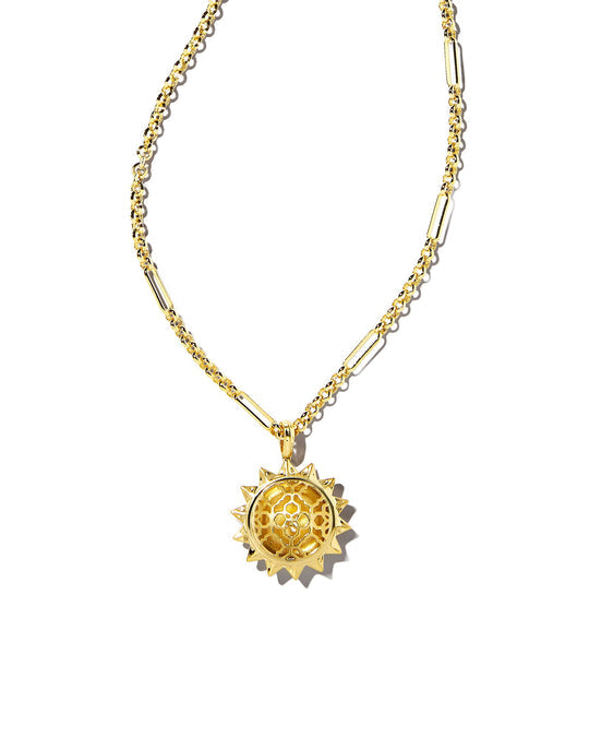 Kendra Scott - Sienna Sun Pendant Necklace - Gold Metal