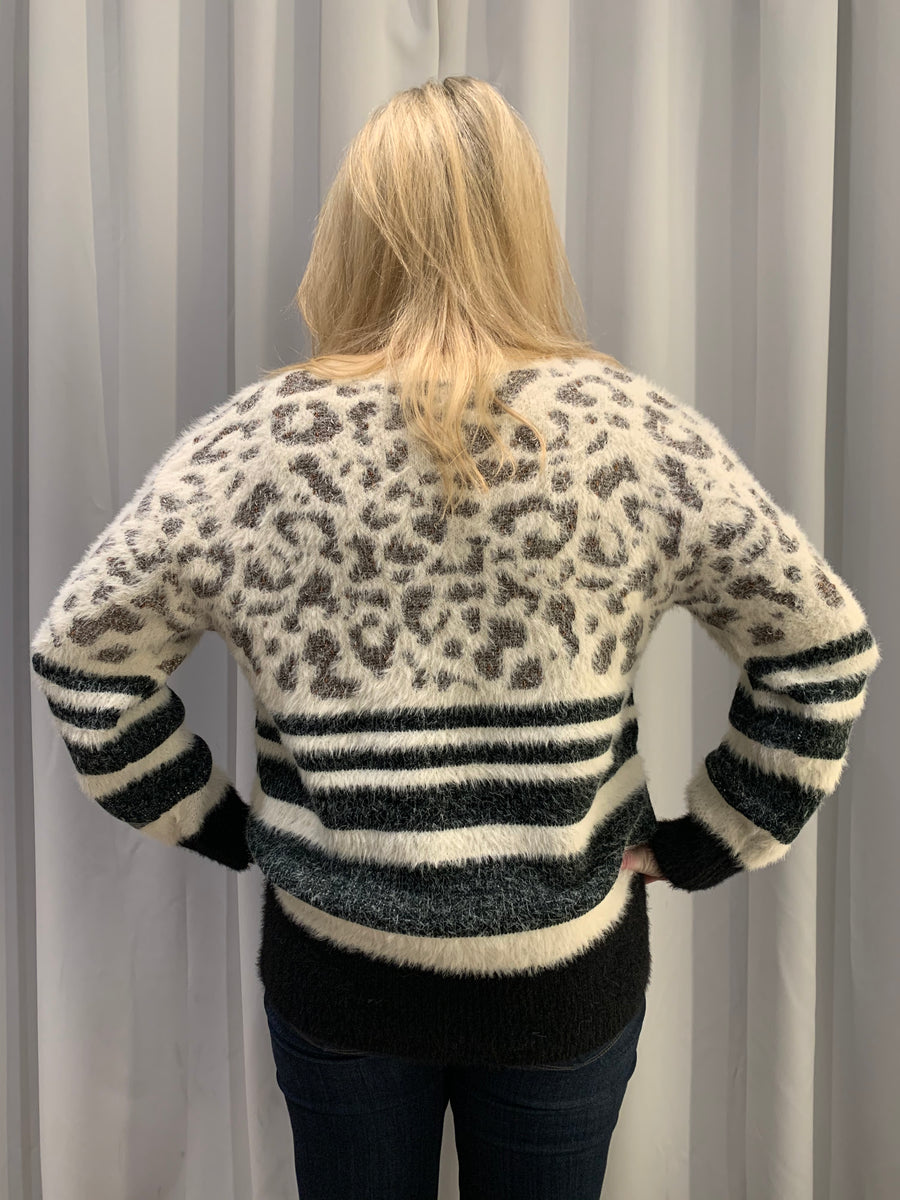 Sisters Mixed Print Sweater