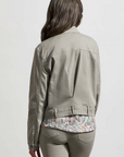 Button Front Jacket w/ Back Pleat