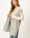 Colorblock Cardi - Grey