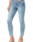 Liverpool Abby High Rise Ankle Skinny Button Fly