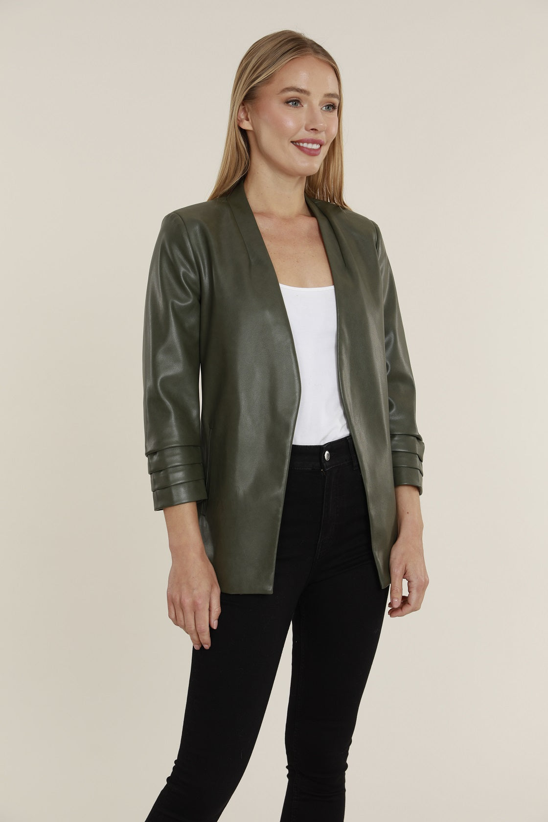 Faux Leather Jacket