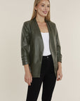 Faux Leather Jacket