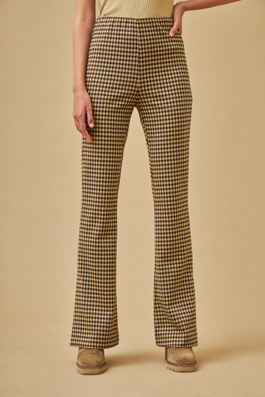 Houndstooth Flare Pant