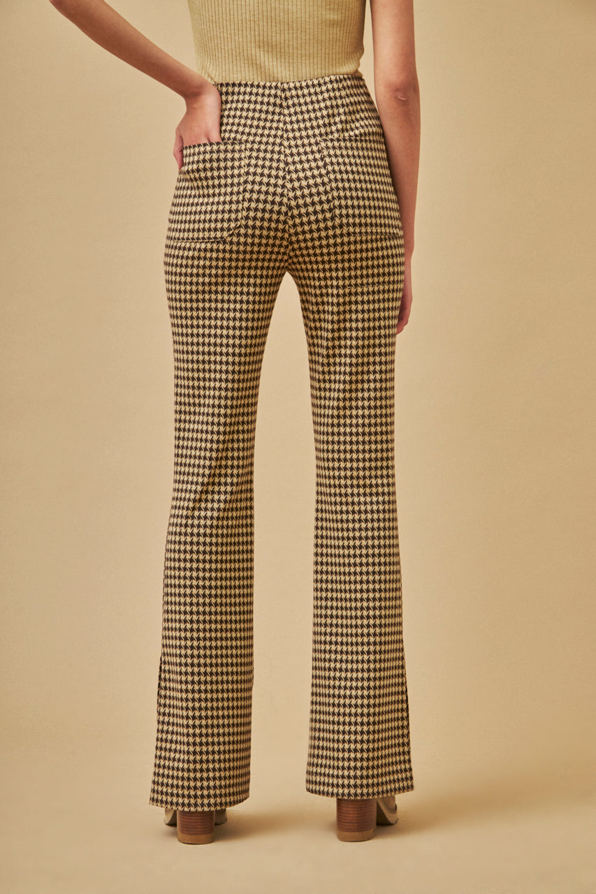 Houndstooth Flare Pant