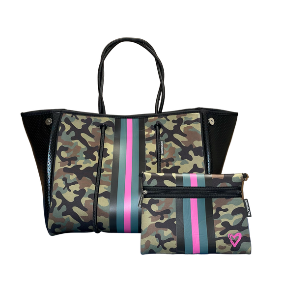 Large Tote - Pink Army