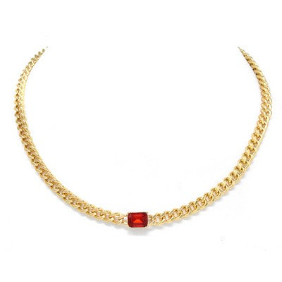 Meghan Browne Amy Necklace - Ruby