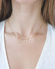 Teardrop Chain Necklace - Gold