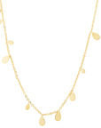 Teardrop Chain Necklace - Gold