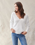 Relaxed V Neck Sweater
