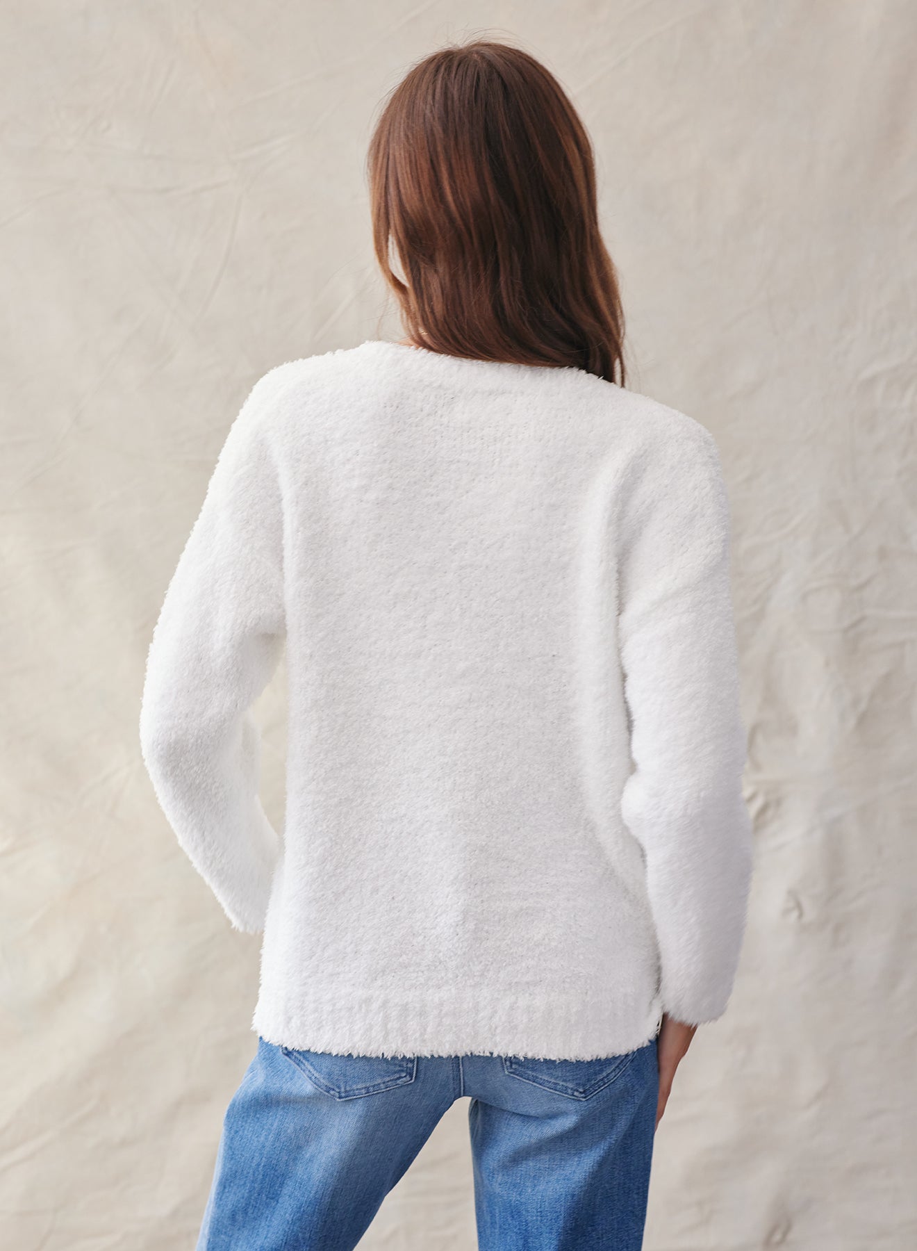 Relaxed V Neck Sweater