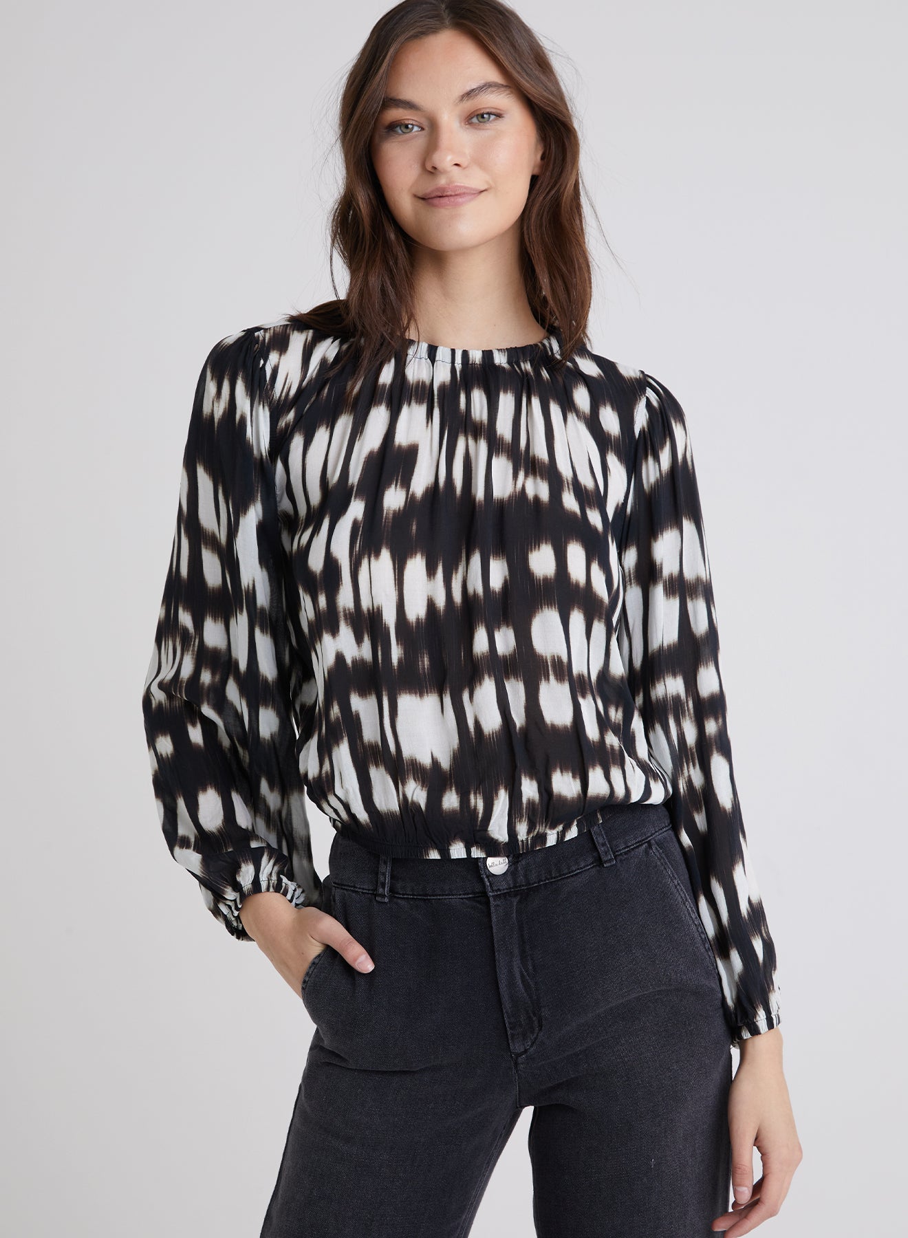 Elastic Shirred Top