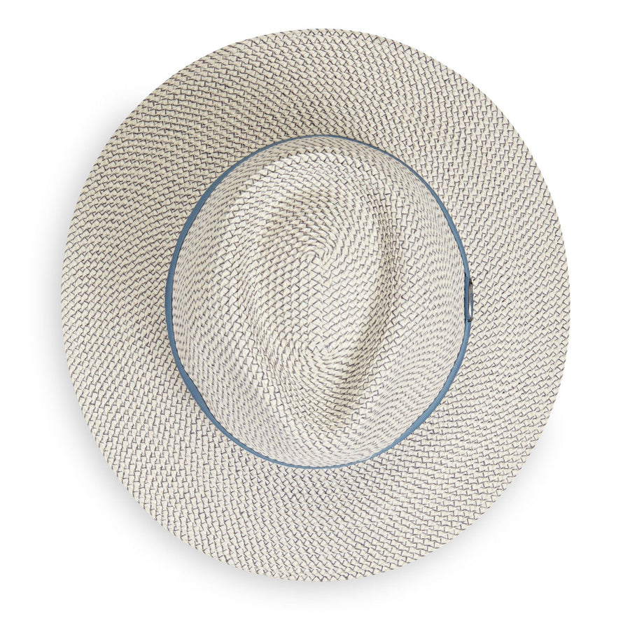 Charlie Hat - Ivory/ Dusty Blue