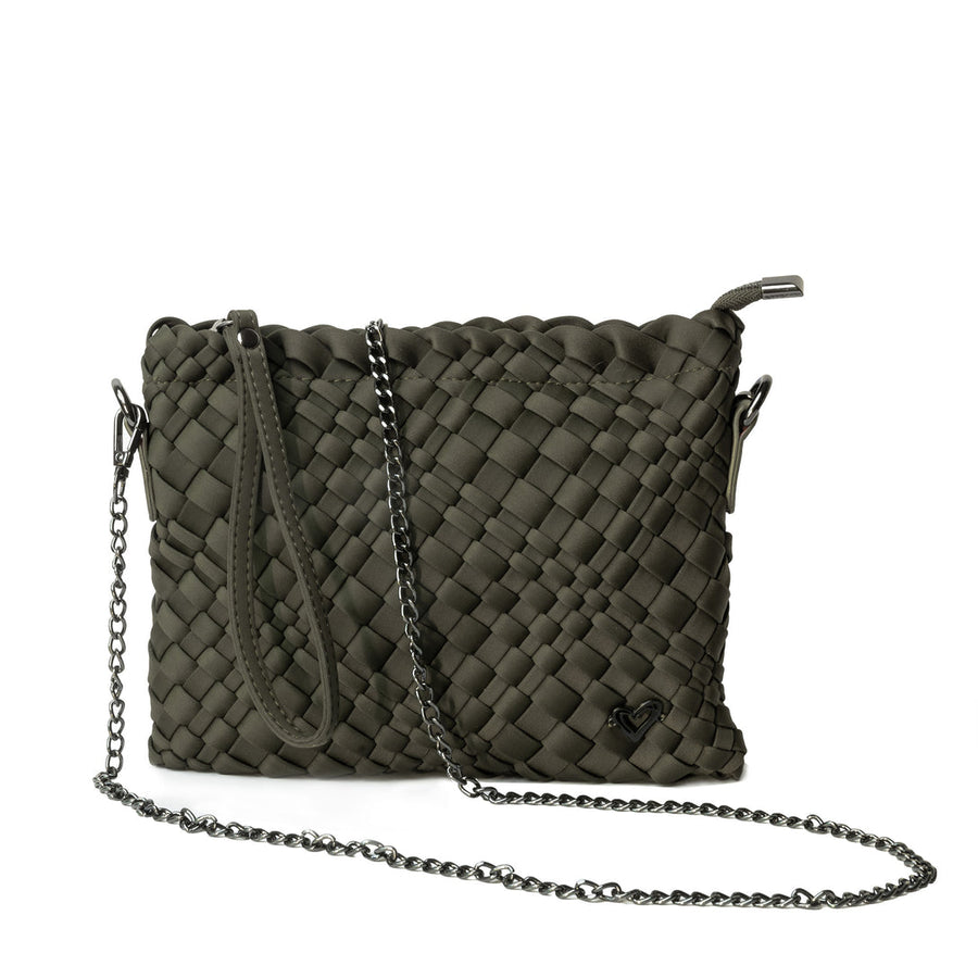 Charlotte Crossbody Woven - Olive