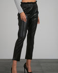 Faux Leather Ankle Pants